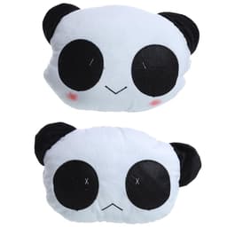 1 pcs Car Headrest Cute Cartoon Panda Style Plush Cars Neck Pillow Car Headrest Support Cushion Plush Panda Massager Cars Seat 1