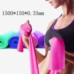 1.5m Resistance Bands Yoga Natural Latex Bands Strength Training Elastico Para Exercicios Fitness Equipment for Expander 150CM 1