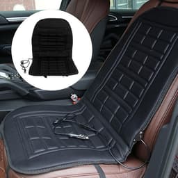12V Heated Back Massage Seat Car Home Office Seat Massager Heat Vibrate Cushion Back Neck Massage Chair Massage Relaxation New 4