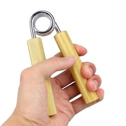 150lbs Adjustable Hand Grippers Stronger Man Dynamometer Wrist Muscle Strength Handle Heavy Grips Exerciser Training Silver/Gold 1