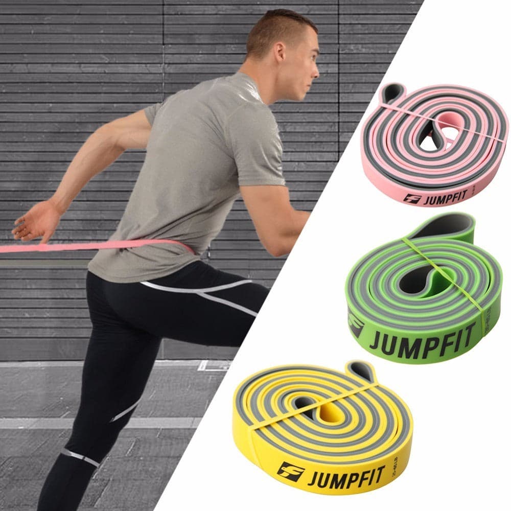 1pc Unisex Fitness Equipment Dual Color Resistance Bands Physio Expander Rubber Band Pull Up Crossfit for Exercise Pilates