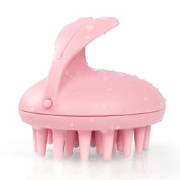 1Pcs Hot selling Waterproof Electric Scalp Stimulate Vibrator Shower Bath Rubber Head Massage Comb Brush Hair Clean Massager 1