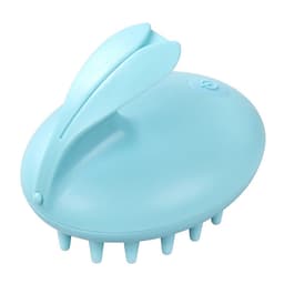 1Pcs Hot selling Waterproof Electric Scalp Stimulate Vibrator Shower Bath Rubber Head Massage Comb Brush Hair Clean Massager 2