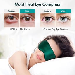 2 Pack Sleep Eye Mask , Super-Smooth & Soft Eye Mask with Adjustable Strap, Blindfold, Perfect Blocks Light, Pressure Free for A Full Night's Sleep 5