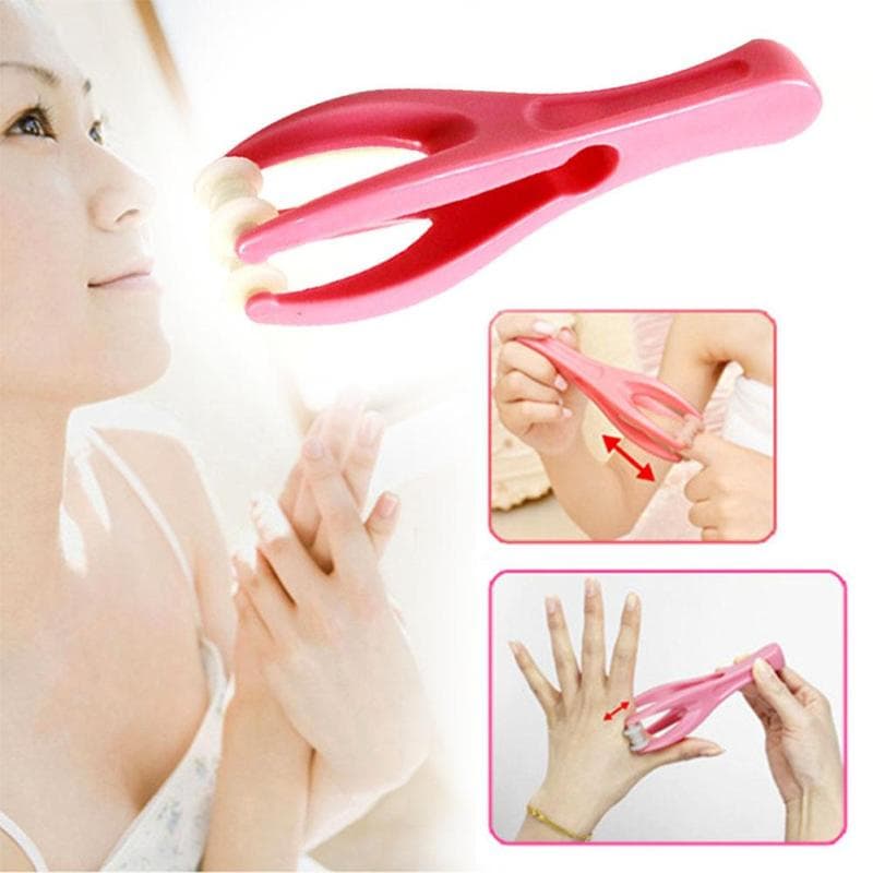 2 Rollers Hand Massager Elastic Handle Control Relax Finger Joints  Blood Circulation Fingers Massage Tool L3