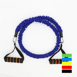 20 LB 1.2 m Fitness Chest Expander Pilates Resistance Bands Portable Puller Sports Exercise Muscle Training Rope Yoga Cable Tube 1