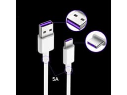 3.3ft 5A USB C Cable Fast Charge & Sync - USB Type C Cable 3.3ft for Samsung Galaxy S10/S9/S8te 9, LG V20/G6/G5, Sony,Huawei and More 3