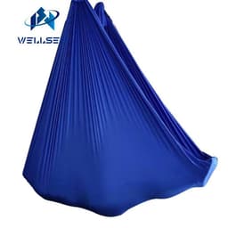 5meter 1set Deluxe Aerial Flying Anti-gravity Yoga Hammock Swing  Yoga +1 pair carabiner +1 pair daisy chain+1pair ring mount 7