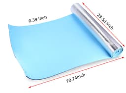 70.74 x 23.58 x 0.24 inches  Outdoor Camping Extra Thick Sleeping Aluminum Film EVA Yoga Moisture resistance Beach Picnic Mat 2