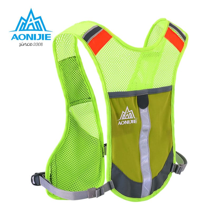 AONIJIE Running Backpack 3L Running Night Reflective Vest Hiking Bag Outdoor Cycling Marathon 4 Colors