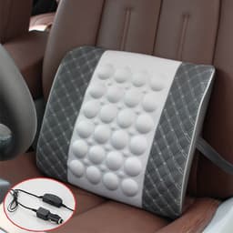 Atreus 12V car seat massage lumbar support cushion for BMW E46 E60 Ford focus 2 Kuga Mazda 3 cx-5 Volkswagen Polo Golf 4 6 GTI 3