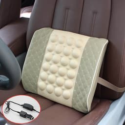 Atreus 12V car seat massage lumbar support cushion for BMW E46 E60 Ford focus 2 Kuga Mazda 3 cx-5 Volkswagen Polo Golf 4 6 GTI 6