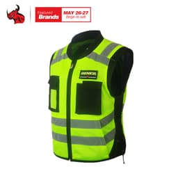 BENKIA Motorcycle Racing Reflective Vest Breathable Spring Summer Motorcycle Touring Night Riding Jacket 1