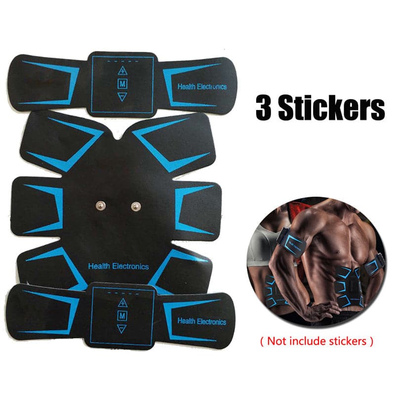 Best Deal EMS Muscle Trainer Stickers Abdominal Fitness Stimulator Belt Fitness Toner Building Arm Muscle Massager Device