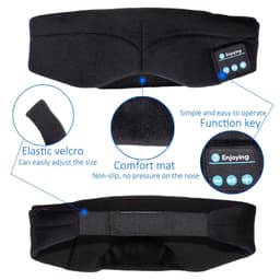 Bluetooth Sleep Eye Mask Headphone Blindfold Wireless Music Sleep Eye Cover 4