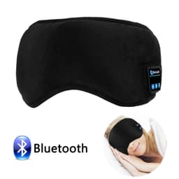 Bluetooth Sleeping Eye Mask Headphones, Sleeping Stereo Eye Shades Headphone Handsfree Music Headset Earpiece Washable for Travel Siesta - Black 1