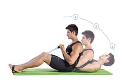 Chest Expander & Leg Pull Up Exerciser / Feet Pedal Bodybuilding Expander with Adjustable 4 Resistance Bands 3