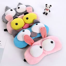 Cute Animals Sleep Eye Mask Padded Shade Cover Travel Relax Aid Blindfold Shield 1