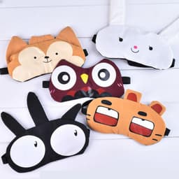 Cute Eye Mask Soft Padded Sleep Travel Shade Cover Rest Relax Sleeping Blindfold 2AU21 1