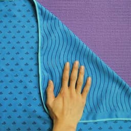 Double Sided Silicone Yoga Mat Towel 2