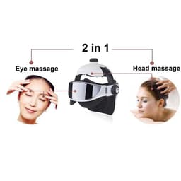 Electric Head Massage Helmet Head and Eye Massager with Air Pressure, Vibration, Hot Compress, Music Multi-function for Relieve Brain and Eye Fatigue,Pains 7