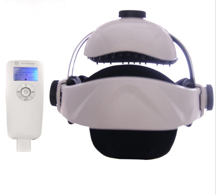 Electric Head Massager Multi-directional Intelligent Air Pressure Vibration Finger Press Malaxation Massage Helmet Type Massager
