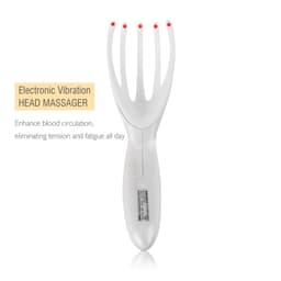Electric Head Massager Scalp Vibrating Therapeutic Massage Comb Neck Massage Tool Handheld Headache Relief Comb for Men Women Health Care Electronic Head Spa Vibration 3