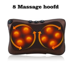 Electric Infrared Heating Kneading Neck Shoulder Back Waist Body Spa Massage Pillow Car Chair Shiatsu Massager Relaxation Device 1