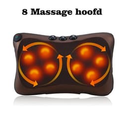 Electric Infrared Heating Kneading Neck Shoulder Back Waist Body Spa Massage Pillow Car Chair Shiatsu Massager Relaxation Device 2
