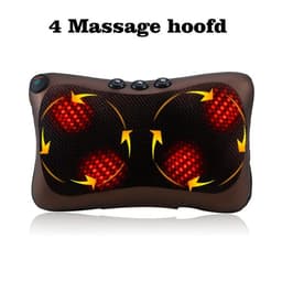 Electric Infrared Heating Kneading Neck Shoulder Back Waist Body Spa Massage Pillow Car Chair Shiatsu Massager Relaxation Device 3