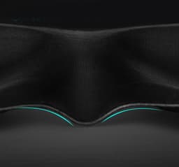 Eye Mask / Sleep Mask - Cat Ear Sleeping Masks for Men & Women - Blindfold 3D Contoured Comfortable Eye Blackout Deeper Softer Lighter And Smoother Best for Traveling Napping (Black) 3
