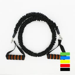Fitness Chest Expander Pilates Resistance Bands Portable Puller Sports Exercise Muscle Training Rope Yoga Cable Tube 20 LB 1.2 m 1