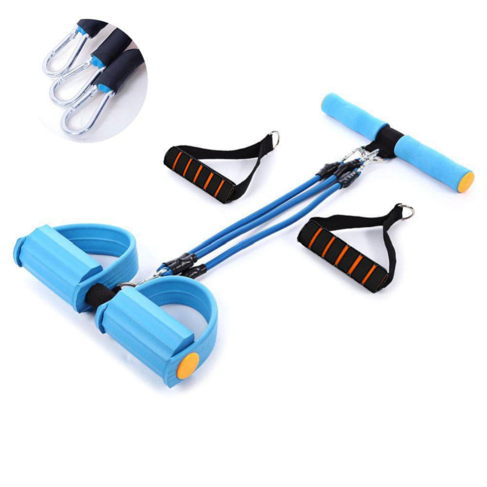 Fitness Resistance Bands Multi-function Pedal Body Trimmer Chest Expander Exercise Sit-up Pulling Rope Home Fitness Equipment
