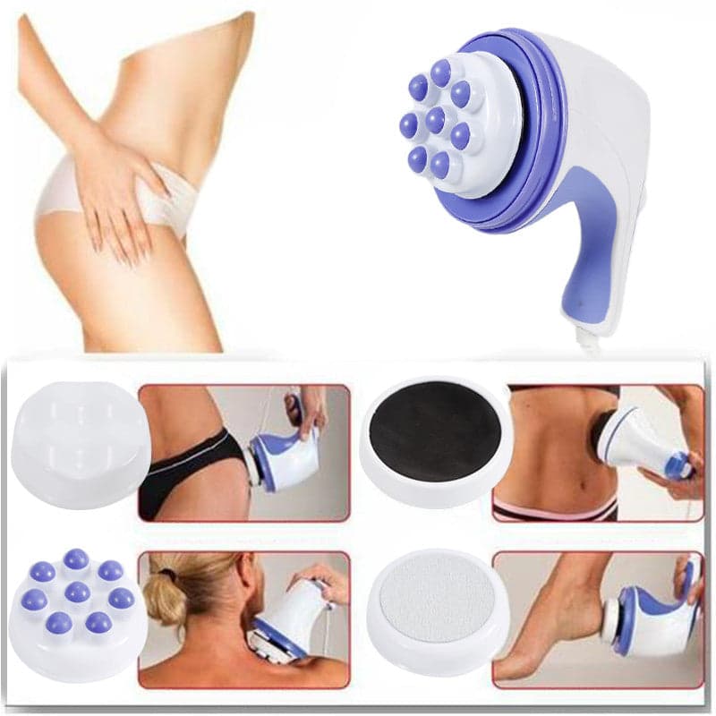 Full Body Brain Relaxation Massager Electric Slimming Massager Vibrating Roller Wheel Massage Relax Relief Health Care
