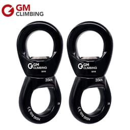 GM Climbing Rope Swivel Connetor 35kN Ball Bearing Tree Swing Hammock Yoga Aerial Dance Rotational Device 3