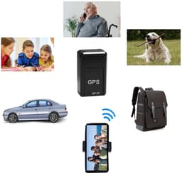 GPS Tracker for Vehicles, Magnetic Mini GPS Real Time Car Locator, Long Standby Portable Real-Time Positioning Device for Kids Elder Pets 2