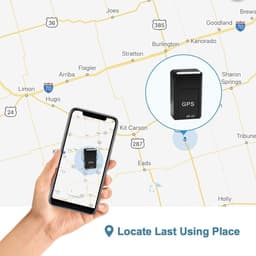 GPS Tracker for Vehicles, Magnetic Mini GPS Real Time Car Locator, Long Standby Portable Real-Time Positioning Device for Kids Elder Pets 4