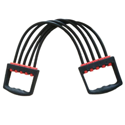 Gym Adjustable 5-Spring Rubber Chest Expander Pull Stretcher Muscle Training (Chest Expander)