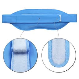 Hot Cold Therapy Gel Bead Eye Mask Compress Reusable Sleeping Mask with Strap, Anti Aging Eye Mask for Puffy / Dry / Cooling Eye, Improve Sleeping, Alleviate Puffy, Swollen Eyes Blue 4