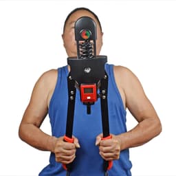 iHuniu Adjustable Power Twister Bar Weight Training Arm Strengthening Tension Size 0-160 kg with LCD Monitor Calorie Counter 2
