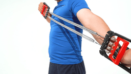 Ihuniu Chest Expander | Hand Gripper Arm Pull Bar Arm Muscle Chest Exerciser for Men with 5 Springs 2