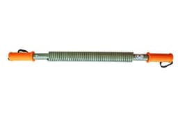 Ihuniu Power Twister Bar 20Kg, 30Kg, 40Kg, 50Kg, 60Kg, 80Kg, 100Kg, 120kg for Shoulder Arms and Chest Exercises Stretching Toning Dual Springs for Men and Women 6