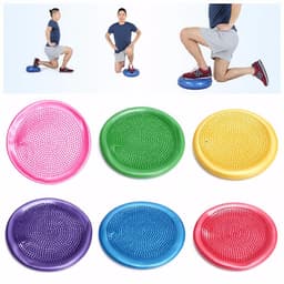 Inflatable Massage Yoga Ball Fitness Cushion Mat Universal Yoga Wobble Stability Balance Massage Cushion Mat with Air Pump 1