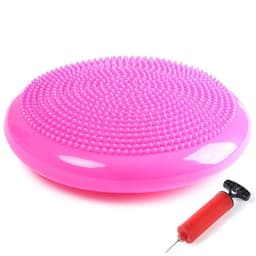 Inflatable Massage Yoga Ball Fitness Cushion Mat Universal Yoga Wobble Stability Balance Massage Cushion Mat with Air Pump 6