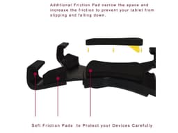 iPad Tripod Mount Adapter Universal Tablet Clamp Holder Fits Ipad, Ipad Air, Ipad Mini, Microsoft Surface, Nexus and Most Tablets, Use on Tripod, Monopod, Selfie Stick, Tabletop Tripod Stand Etc 7