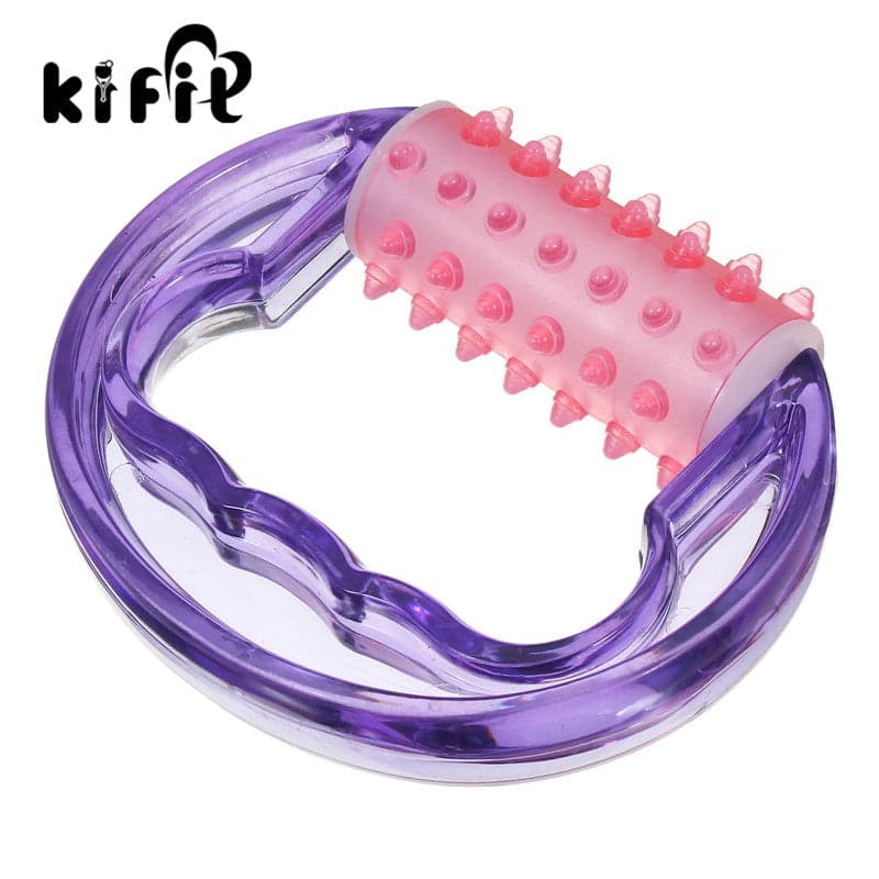 KIFIT Handheld Anti Cellulite Leg Body Back Slimming Massager Cell Roller Massage Wheel Slender Shaper Fat Control Tool