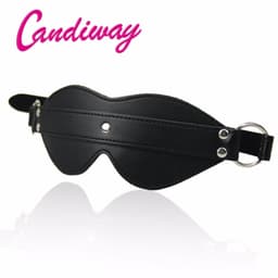 Leather Blindfold Adult Games BDSM Flirt Sex Toy Sexy Eye Mask Sleeping Masquerade Cat Eye Party club Coslay Mysterious 1