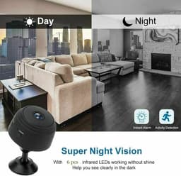 Mini Camera Wireless Hidden WiFi Full HD 1080P Audio Motion Sensor Infrared Night Vision Mini  Cam for Apartment Security 2
