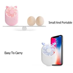 Mini Handheld Fan, USB Desk Fan, Small 3 Speeds Personal Portable Table Fan with USB Rechargeable Battery Operated Fan for Travel Office Room Household 4