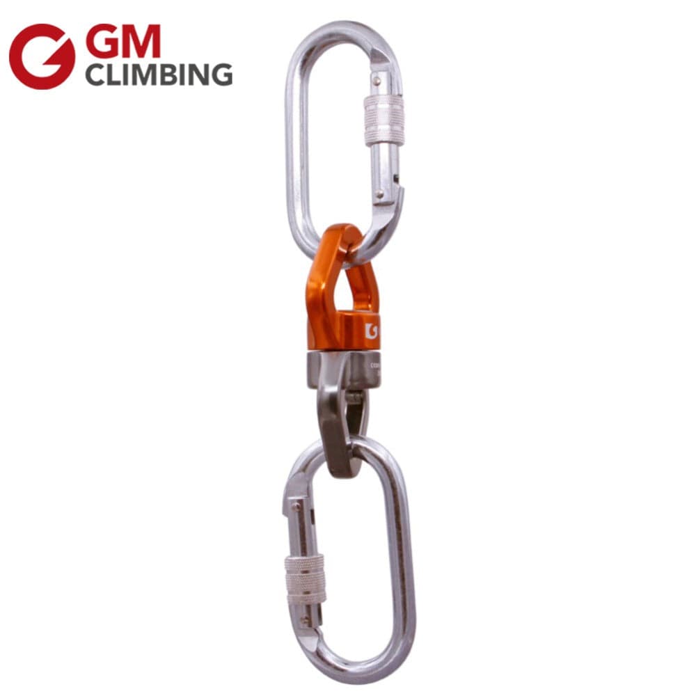 New Aerial Dance Flying Swivel& Carabiner Aerial Hoop Hardware Kit Cloud Swing Trapeze Hammock Yoga Kit